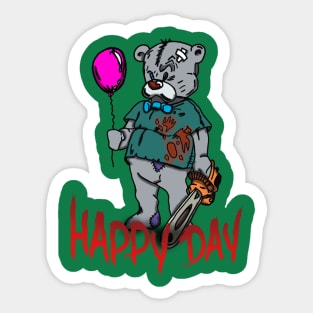 Happy Bear Sticker